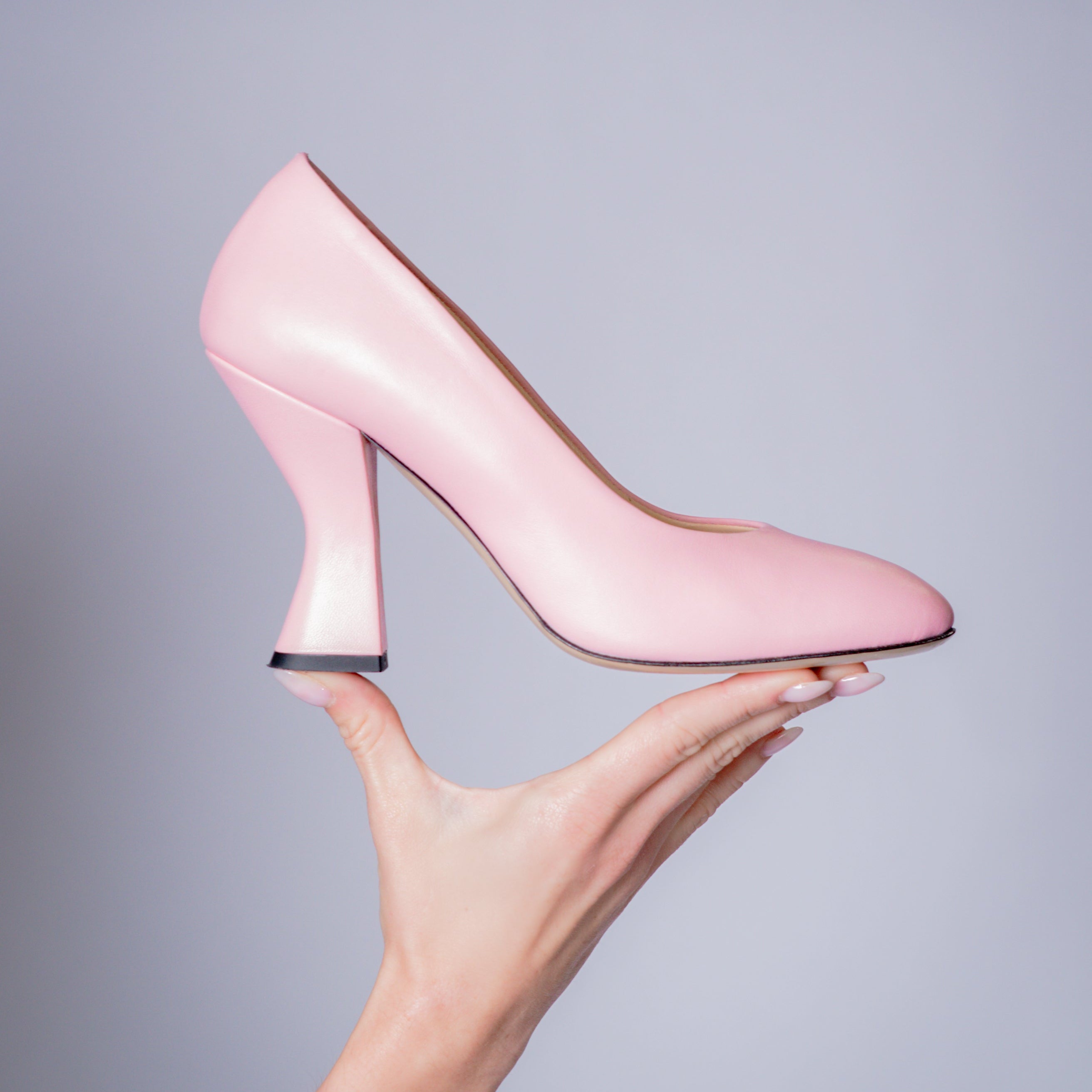 ROSE MUSE – Light Pink Nappa Pump – VIVA SOLE SHOES